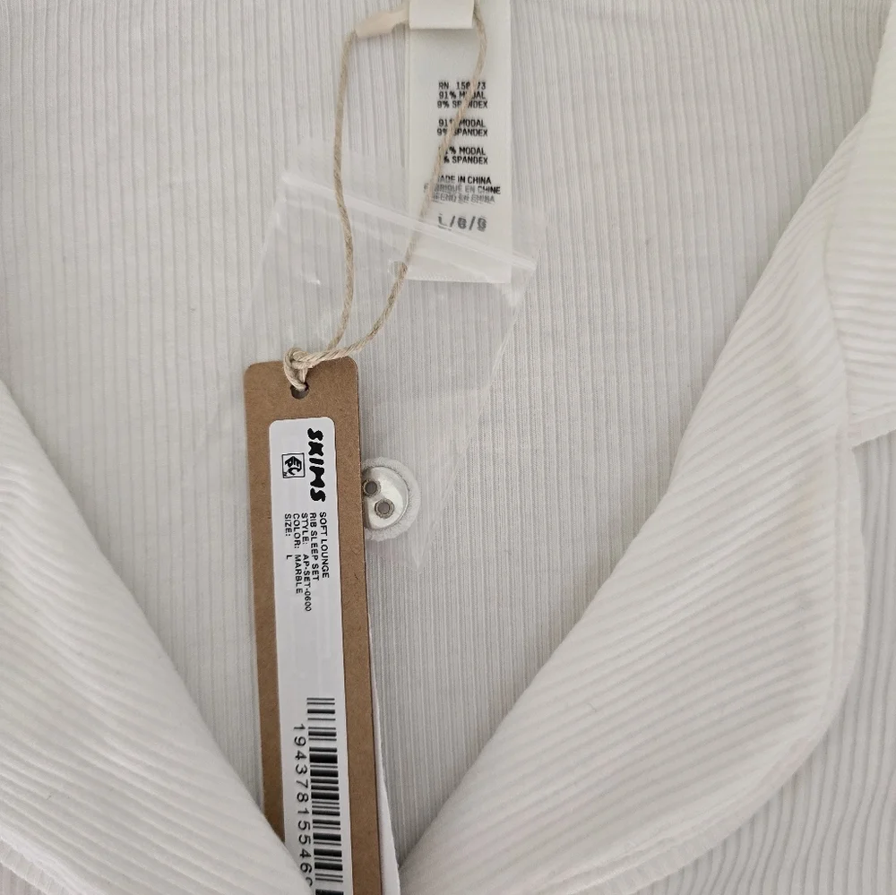 NWT Skims Soft Lounge Pj Top Size L - Picture 3 of 4